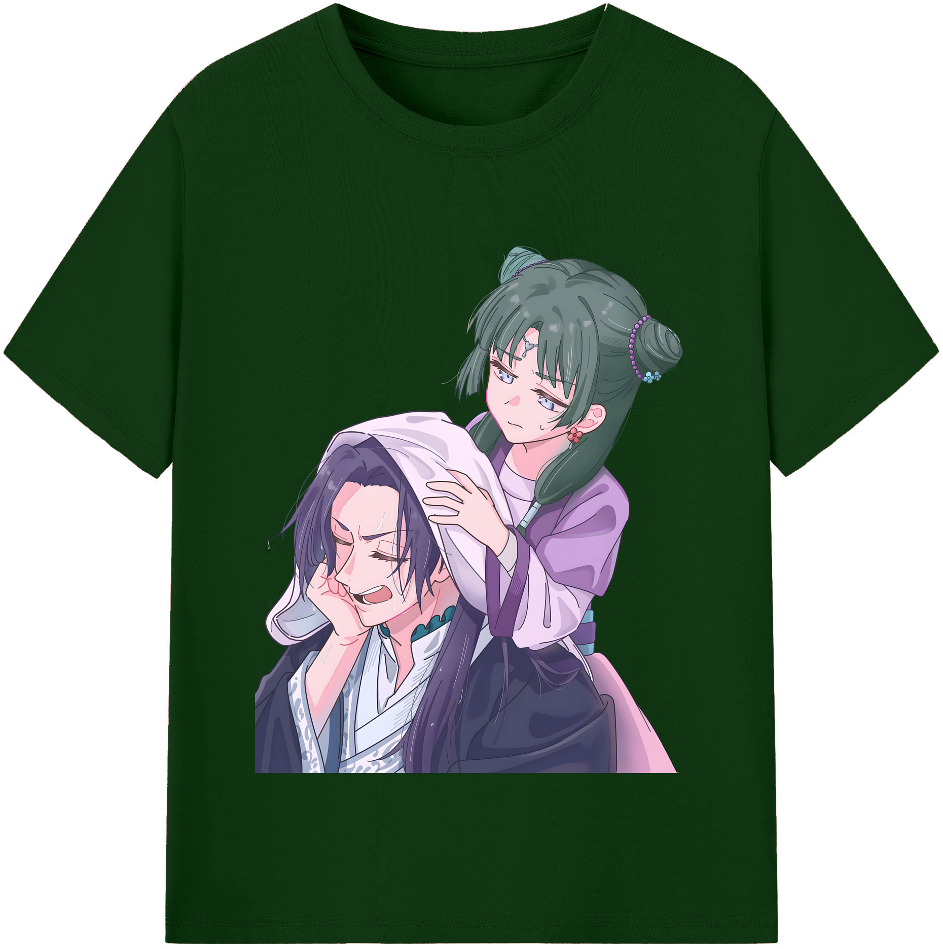 （画像用） 薬屋のひとりごと The Apothecary Diaries 綿100％半袖Tシャツ（フロントプリント）
